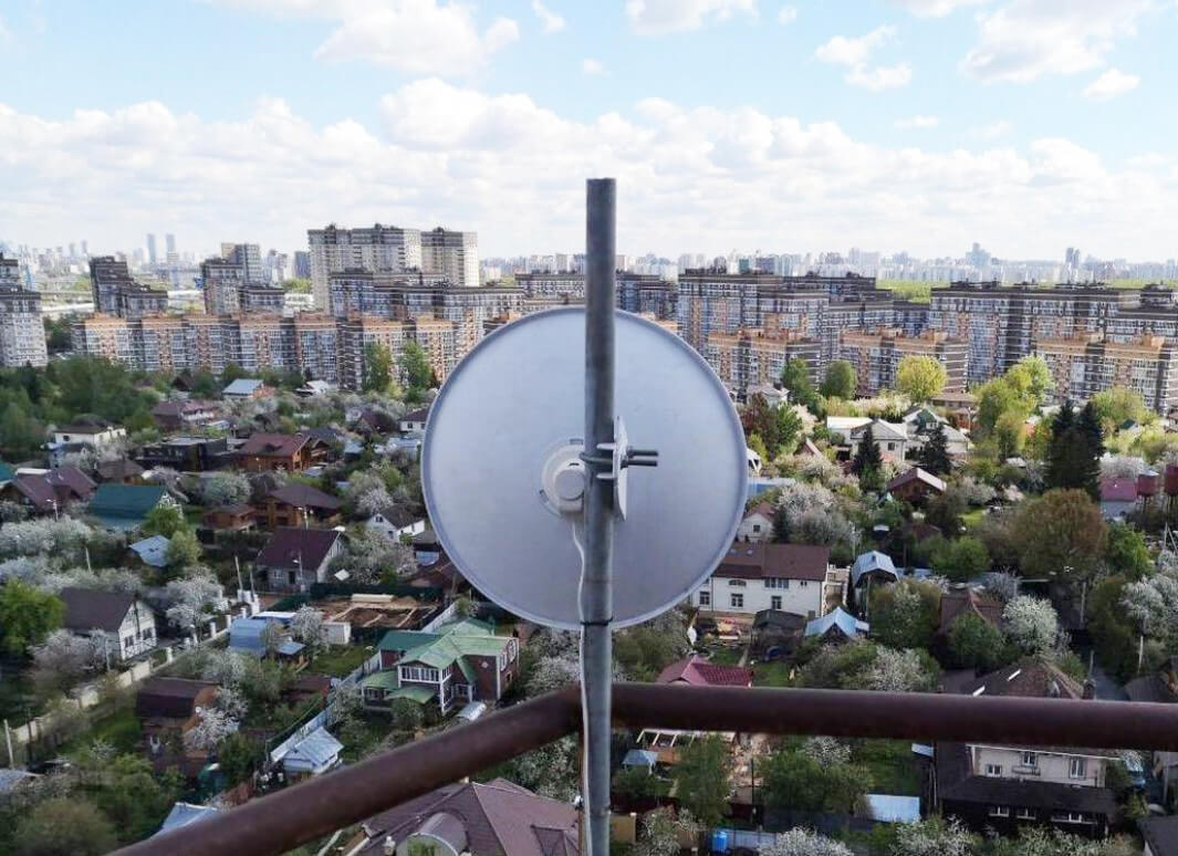 Установка спутникового Интернета Триколор в Подольске: фото №1